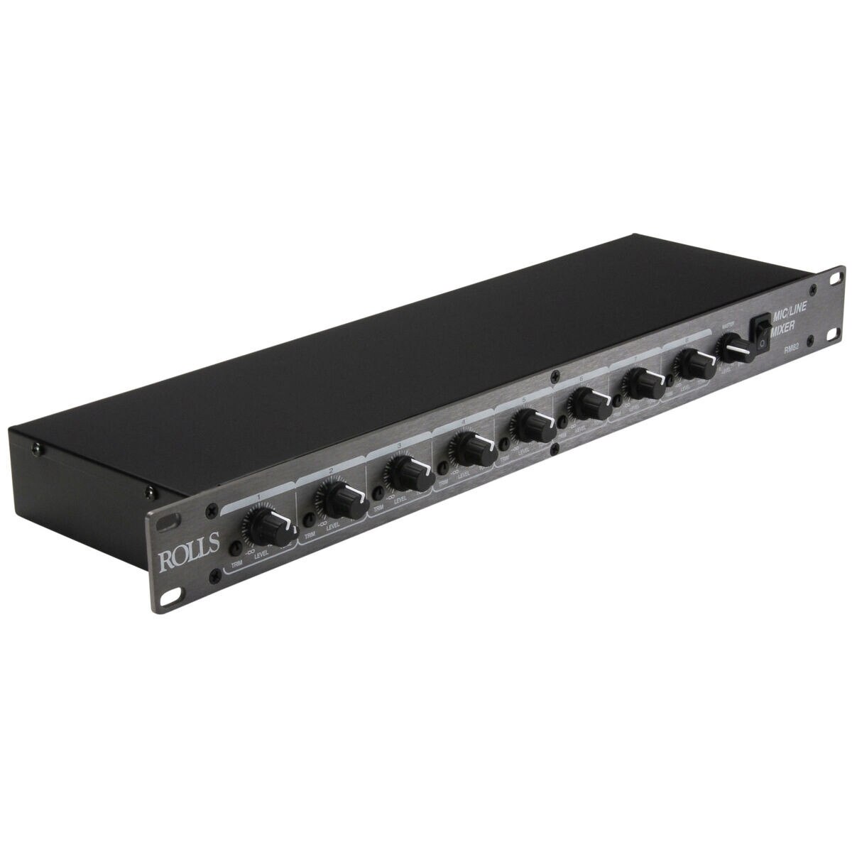 Rolls RM82 Rack Mount 8 Channel Mic/Line Mixer 1U